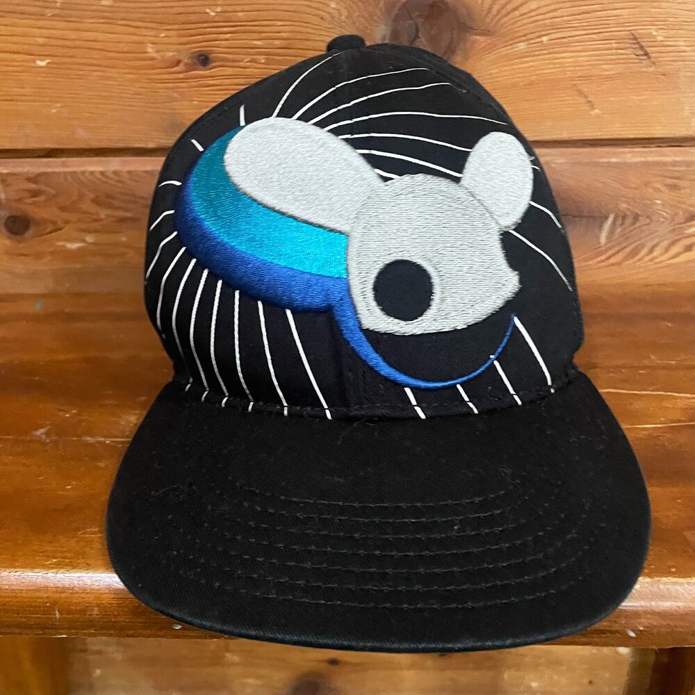 Deadmau5 Snapback Adjustable Hat Blue And Black